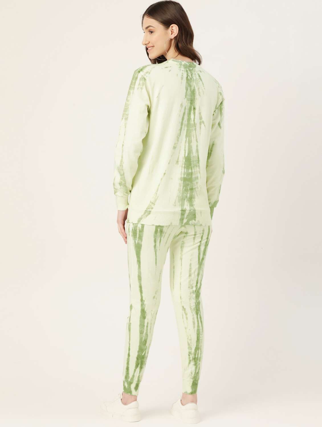 women tie & dye long sleeve active wear set - 19109697 - Standard Image - 2