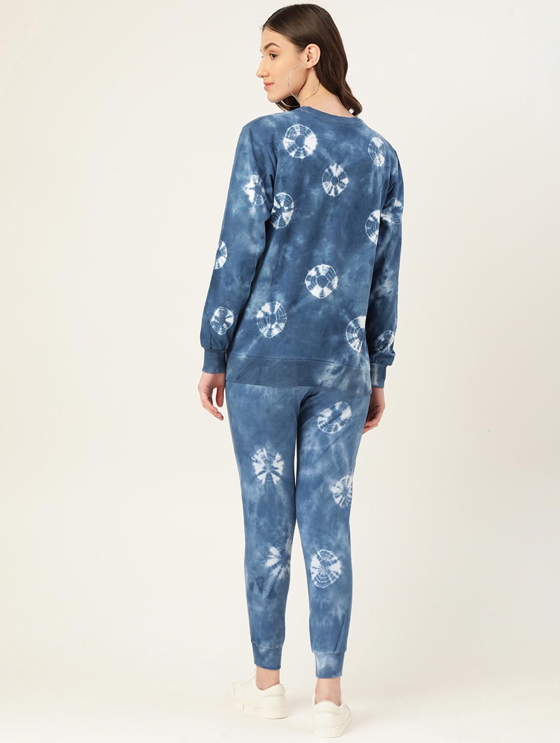 women tie & dye long sleeve active wear set - 19109699 - Standard Image - 2