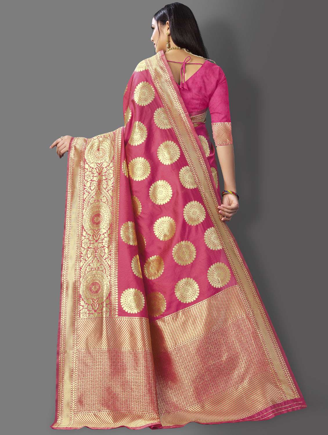 self design woven saree - 19109935 -  Standard Image - 2