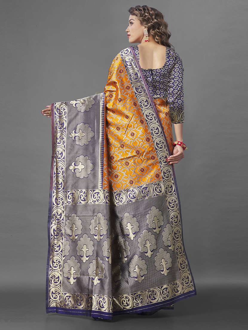 self design woven saree - 19110031 - Standard Image - 2