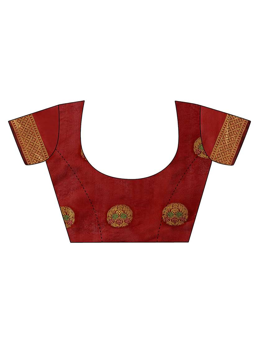 self design woven saree - 19110082 -  Standard Image - 2