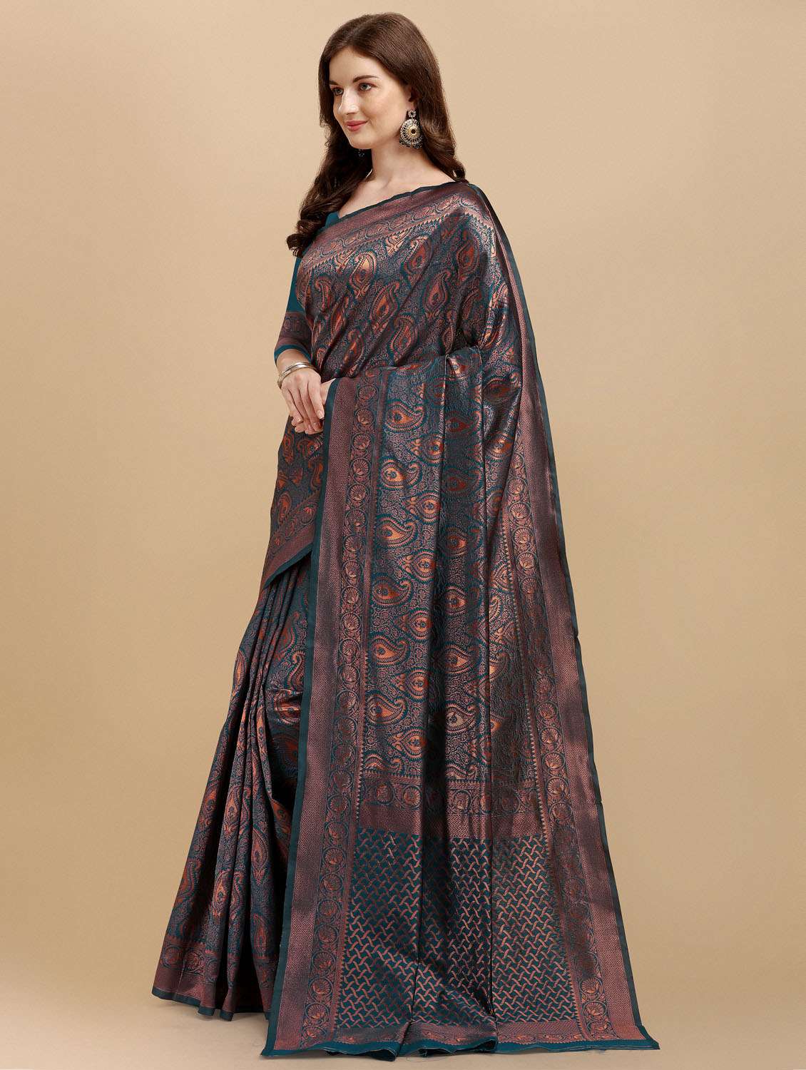 women's banarasi saree - 19110216 -  Standard Image - 2