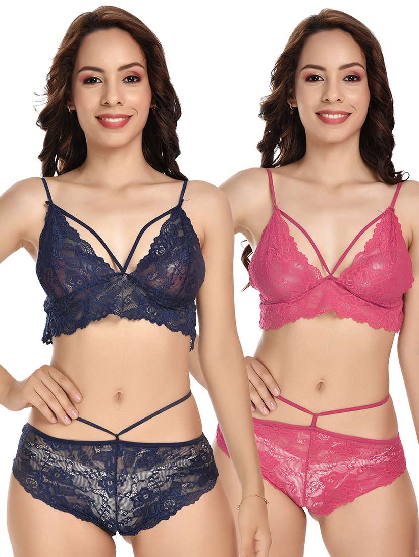 pack of 2 bras and panty set