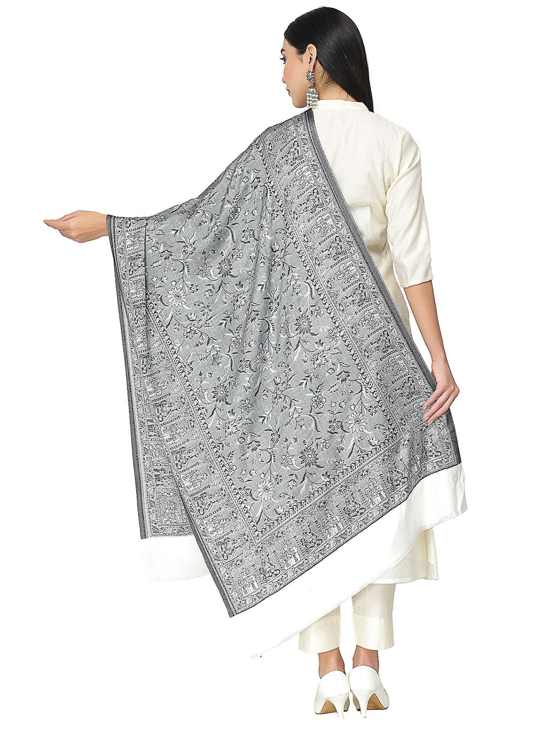 women's floral print stole - 19111277 - Standard Image - 2