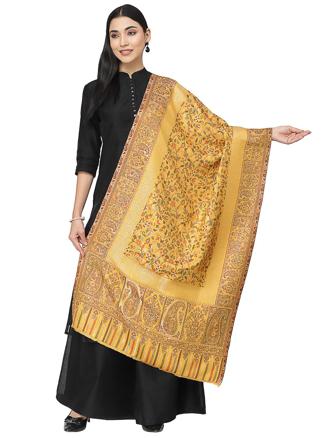 women's floral print stole