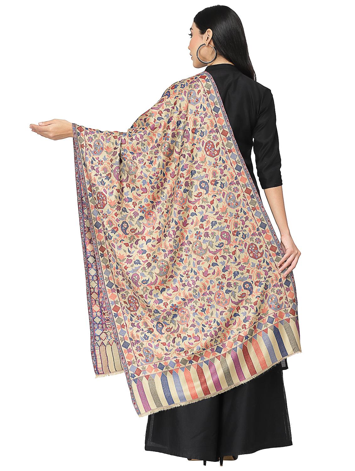 women's leaf print print stole - 19111280 - Standard Image - 2