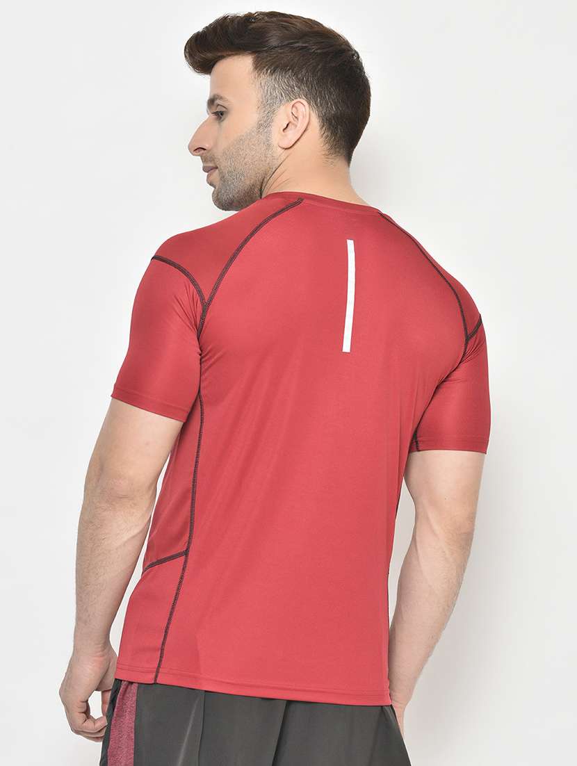 round neck solid t-shirt  - 19111955 -  Standard Image - 2