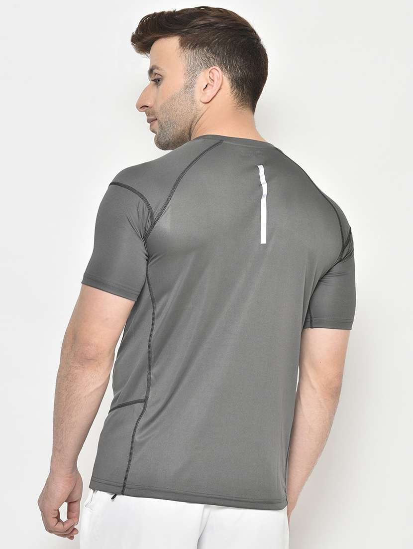 round neck solid t-shirt  - 19111957 -  Standard Image - 2