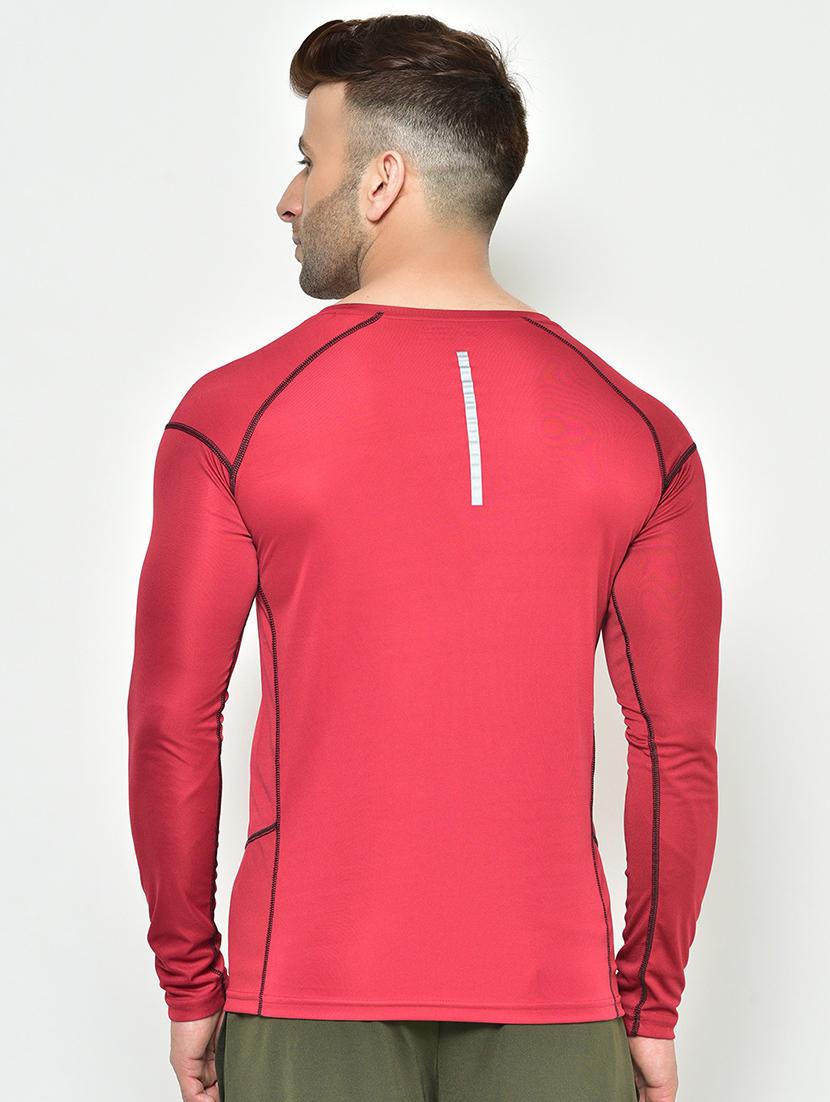 round neck solid t-shirt - 19111966 - Standard Image - 2