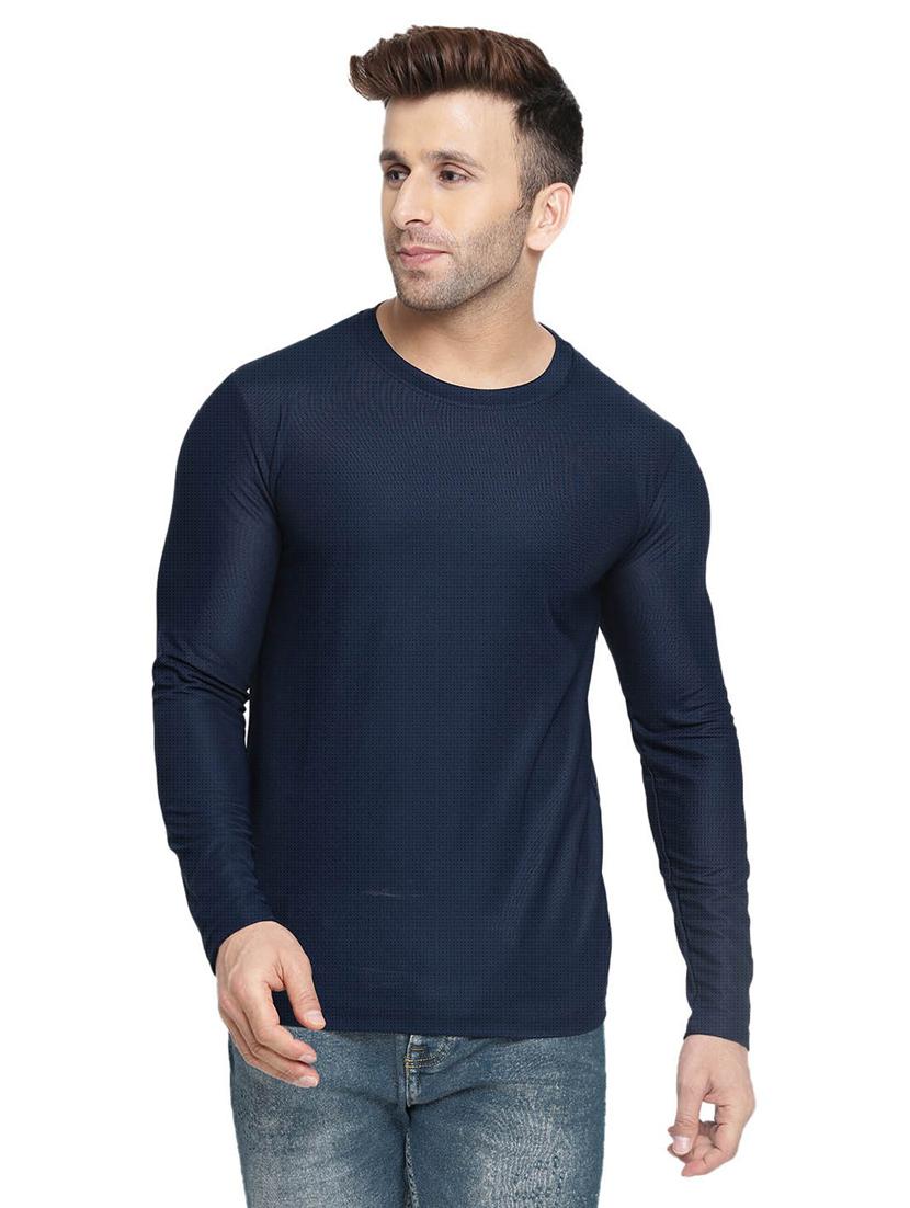 round neck solid t-shirt - 19112099 -  Zoom Image - 0