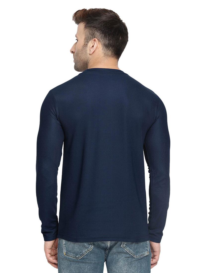 round neck solid t-shirt - 19112099 - Standard Image - 2