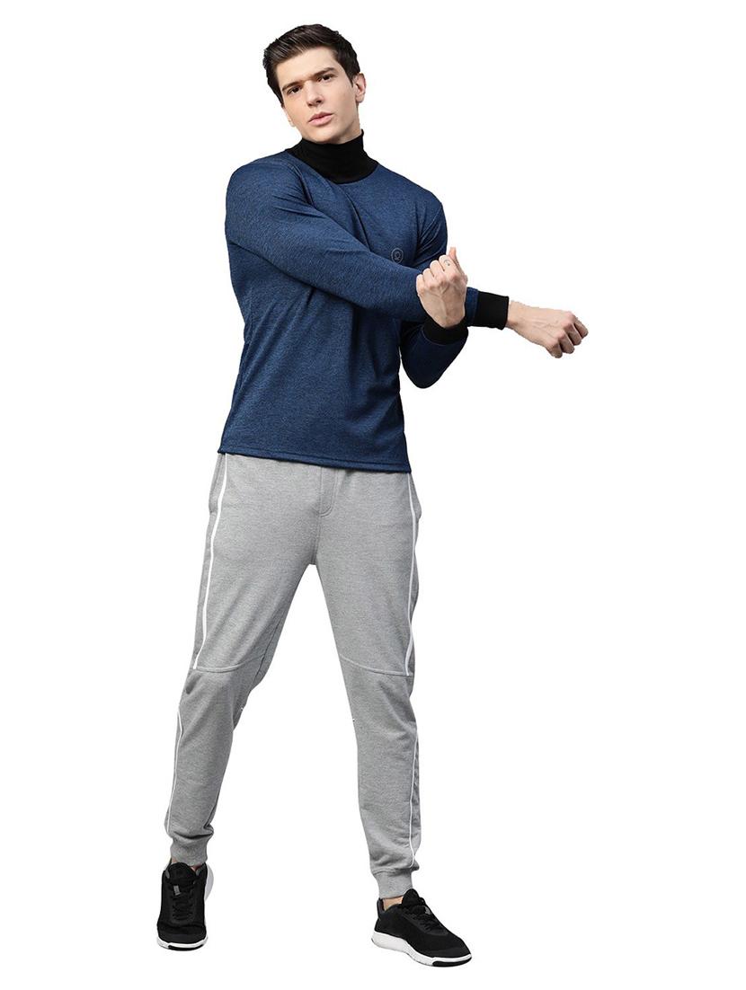 blue solid t-shirt - 19112228 - Standard Image - 2