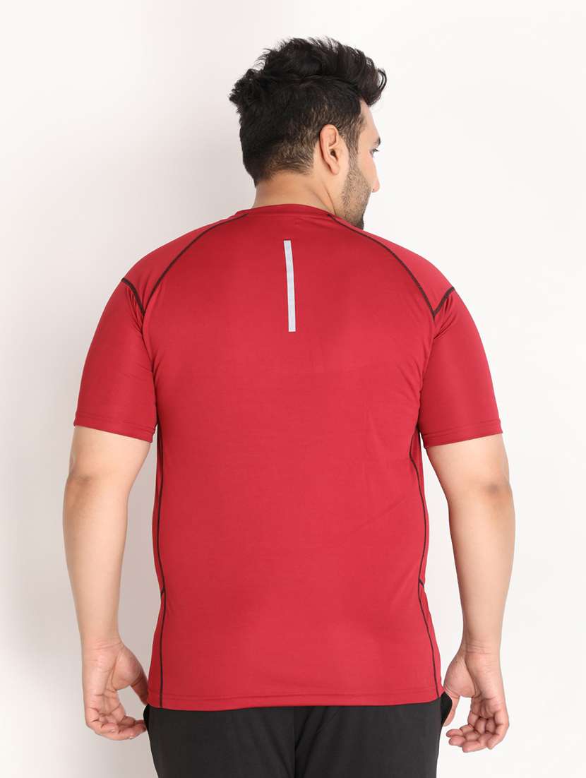 round neck solid t-shirt - 19112304 -  Standard Image - 2