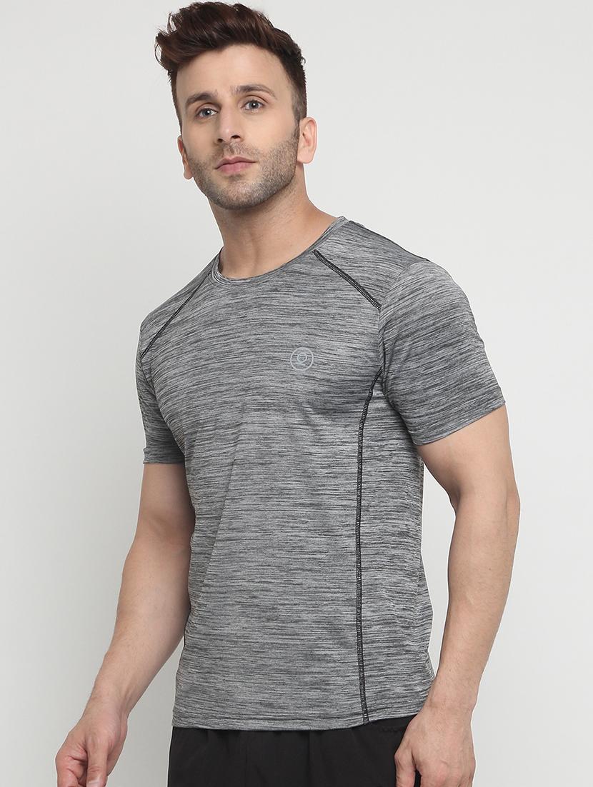 round neck solid t-shirt - 19112493 - Standard Image - 2
