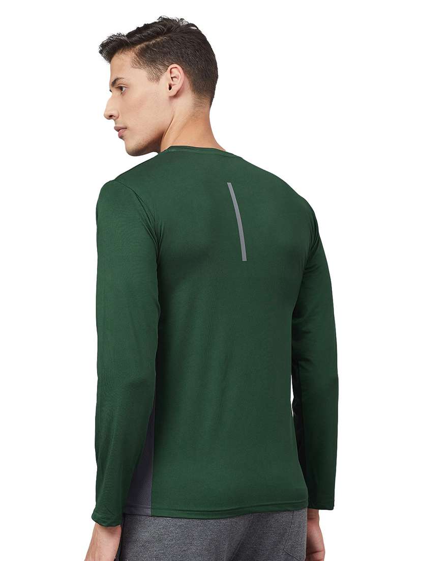 round neck solid t-shirt - 19112583 - Standard Image - 2