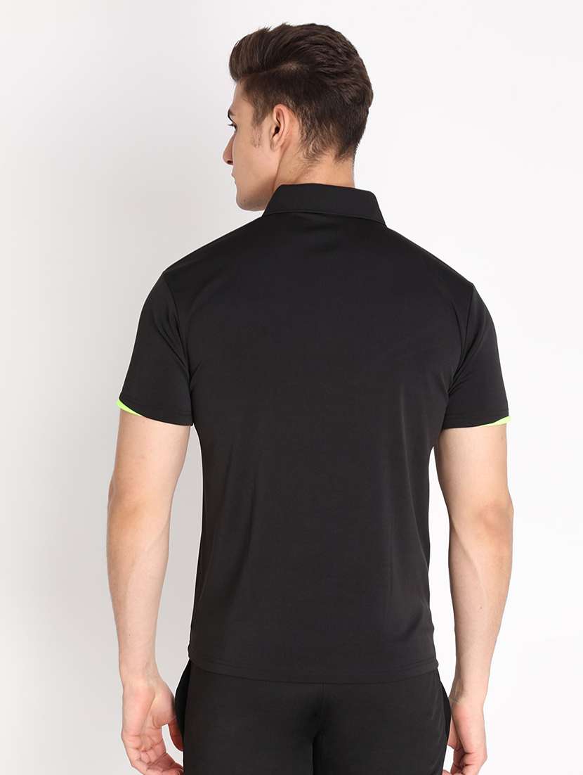 round neck solid t-shirt - 19112611 - Standard Image - 2