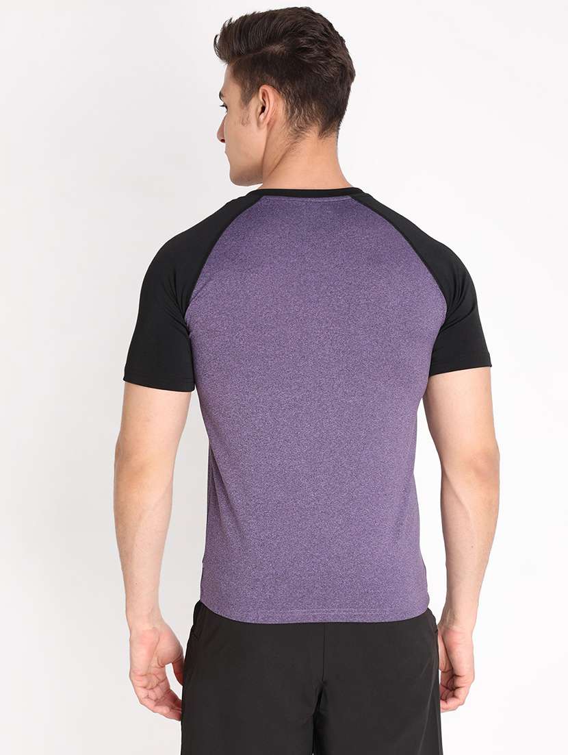 round neck color blocked t-shirt - 19112617 -  Standard Image - 2