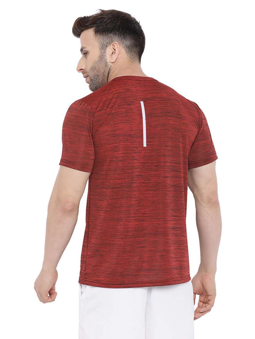 round neck solid t-shirt - 19112761 - Standard Image - 2