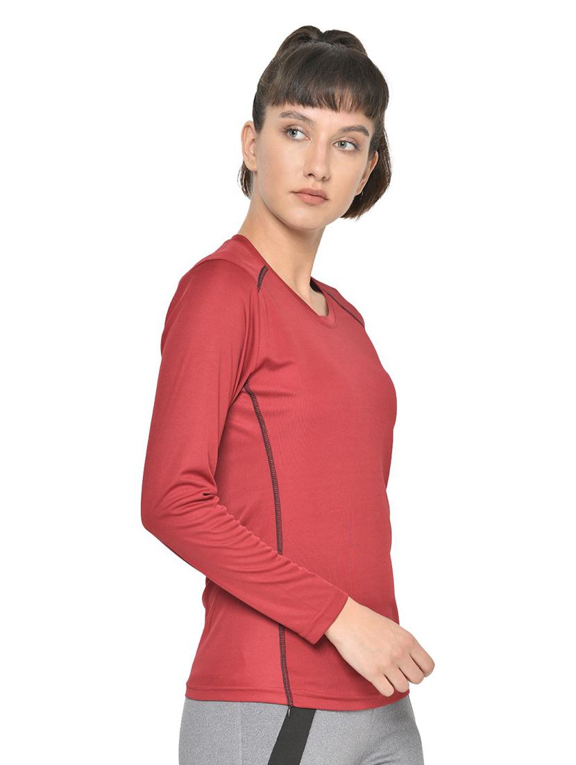 red polyester regular tshirt - 19112994 - Standard Image - 2
