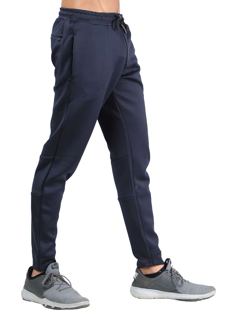 men solid mid rise full length jogger - 19115405 - Standard Image - 2