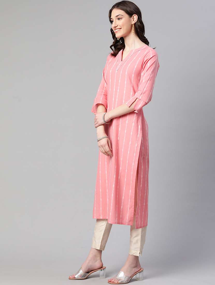 women's straight kurta - 19116932 -  Standard Image - 2