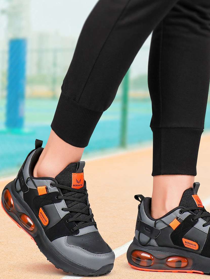 grey lace up sport shoe - 19117858 -  Standard Image - 2