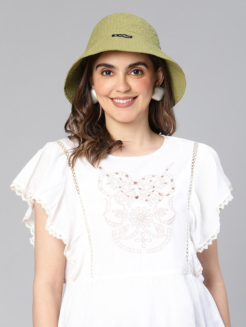 khaki color bucket hat