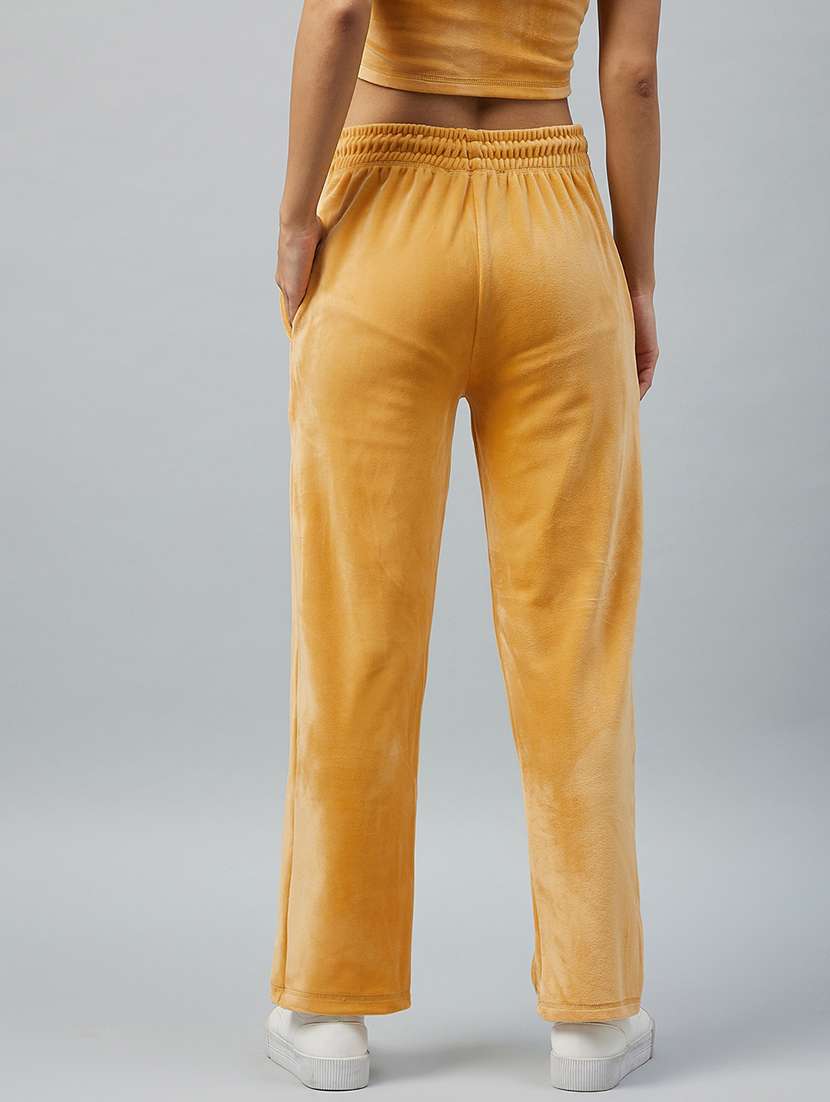 drawstring waist solid track pant - 19118006 -  Standard Image - 2