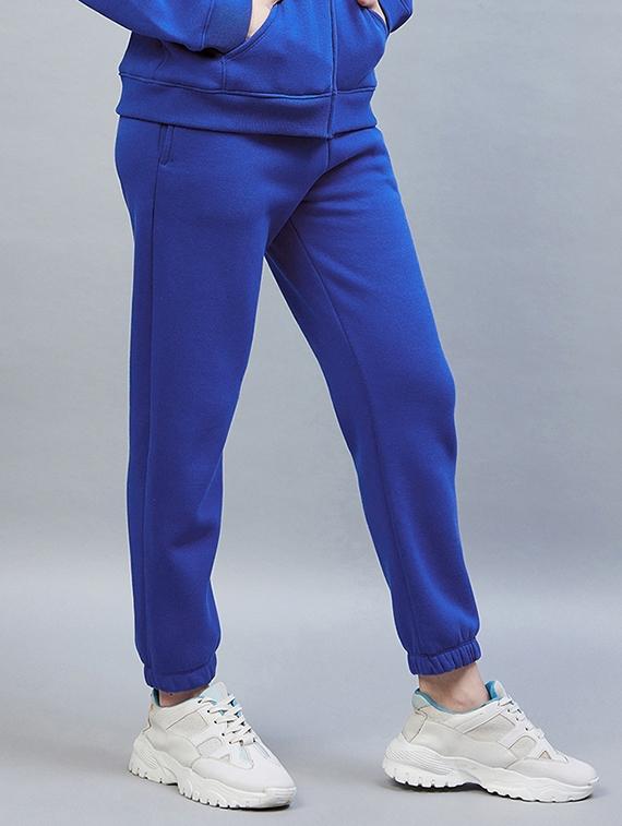 drawstring waist solid track pant - 19118009 - Standard Image - 2