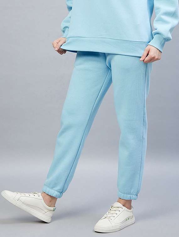 drawstring waist solid jogger - 19118013 -  Standard Image - 2