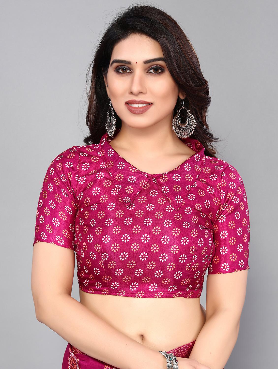 pink silk blend mysore saree with blouse - 19118521 - Standard Image - 2