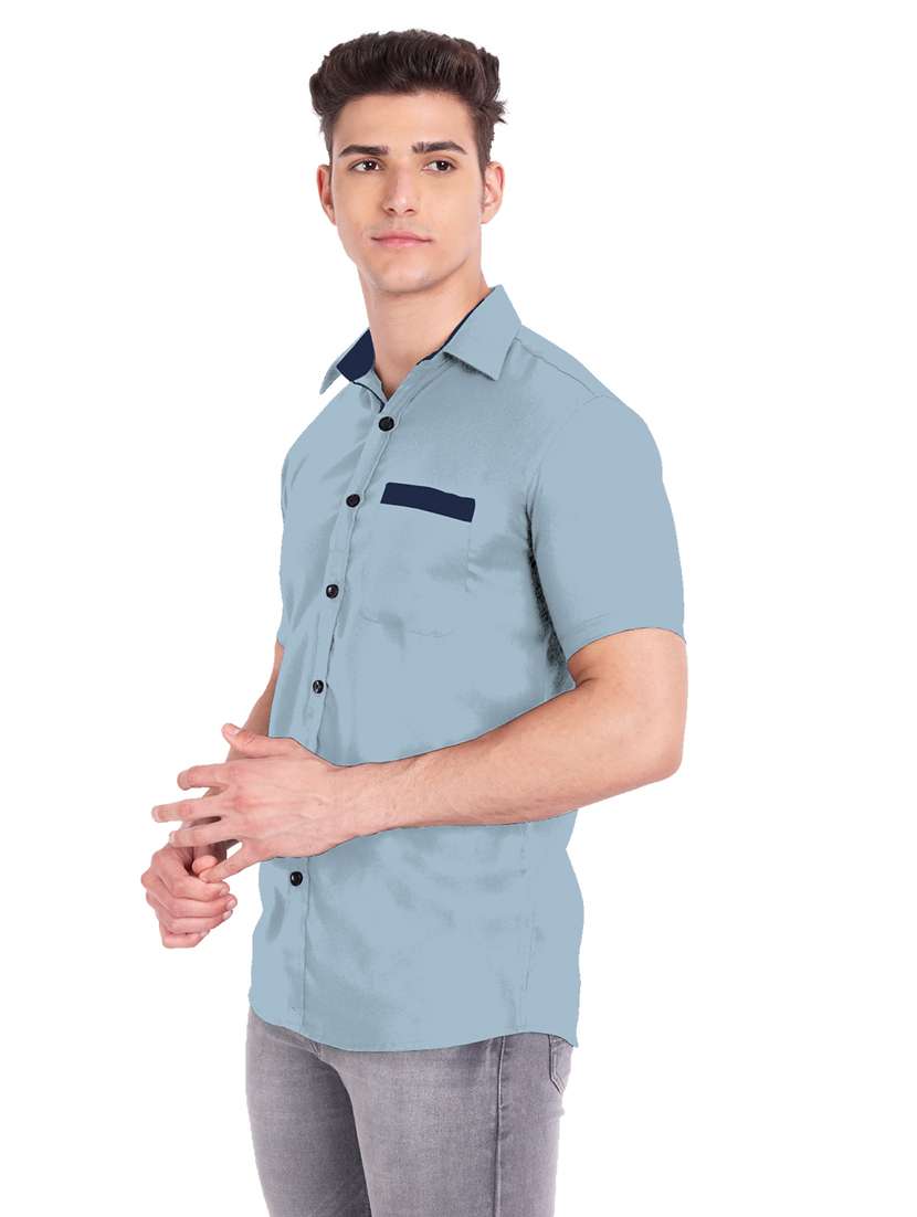 mens solid casual shirt - 19119471 -  Standard Image - 2