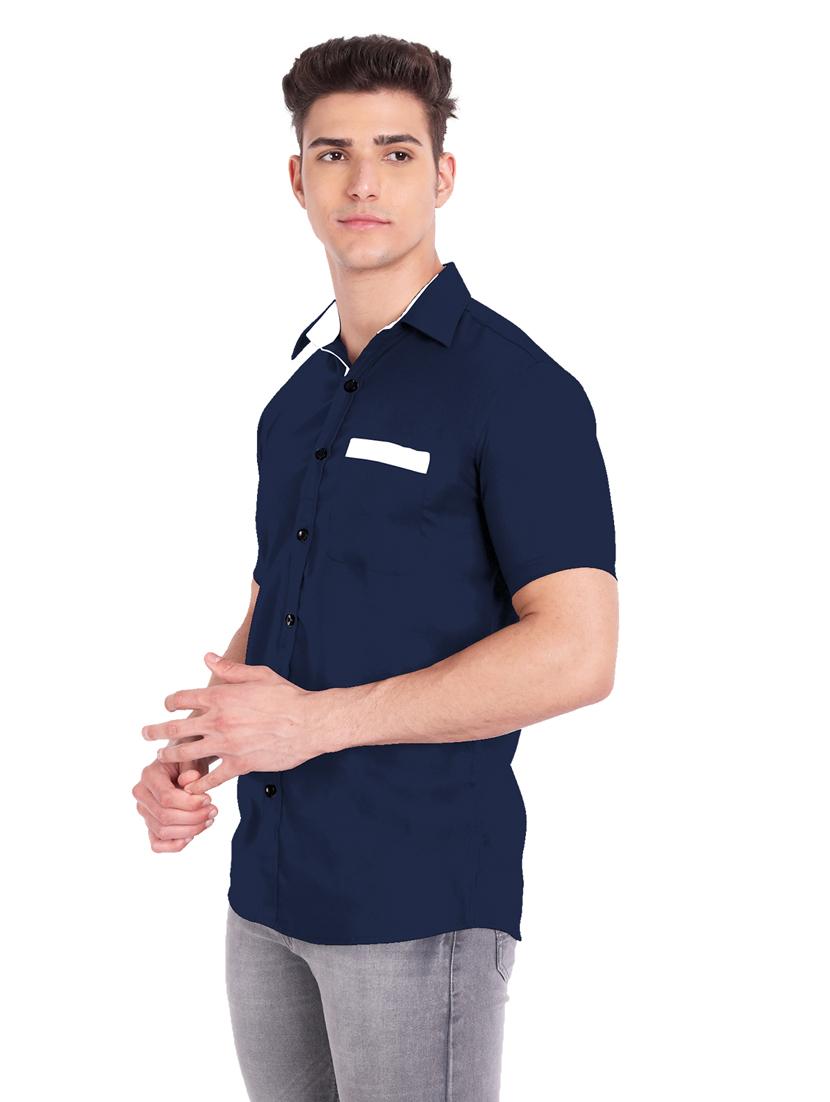 mens solid casual shirt - 19119473 - Standard Image - 2
