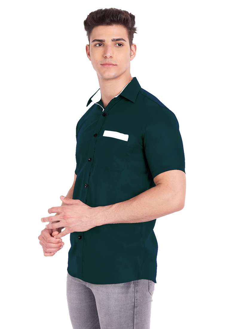 mens solid casual shirt - 19119474 -  Standard Image - 2