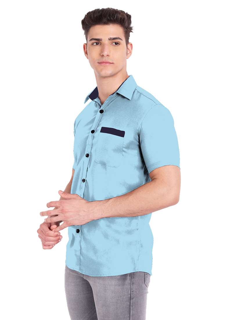 mens solid casual shirt - 19119478 -  Standard Image - 2