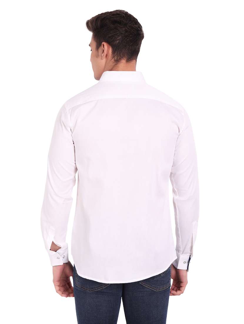 mens solid casual shirt - 19119480 - Standard Image - 7