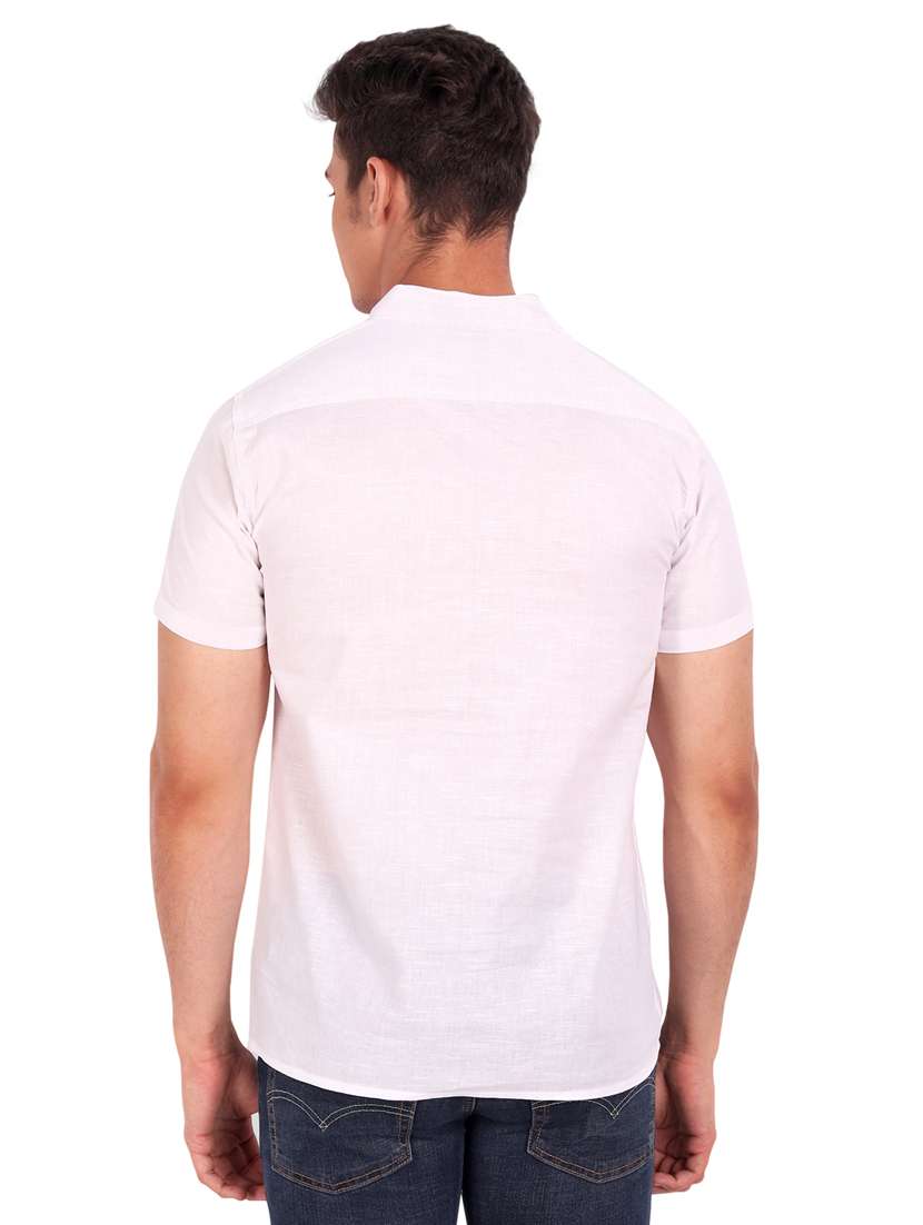 mens solid casual shirt - 19119490 -  Standard Image - 7