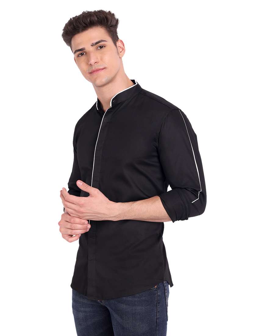 mens solid casual shirt - 19119498 -  Standard Image - 2