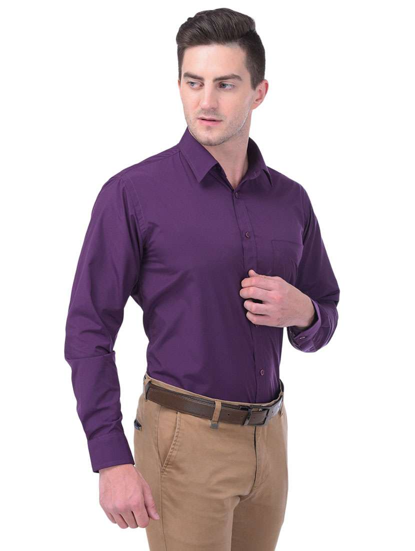 men solid formal shirt - 19119582 - Standard Image - 2