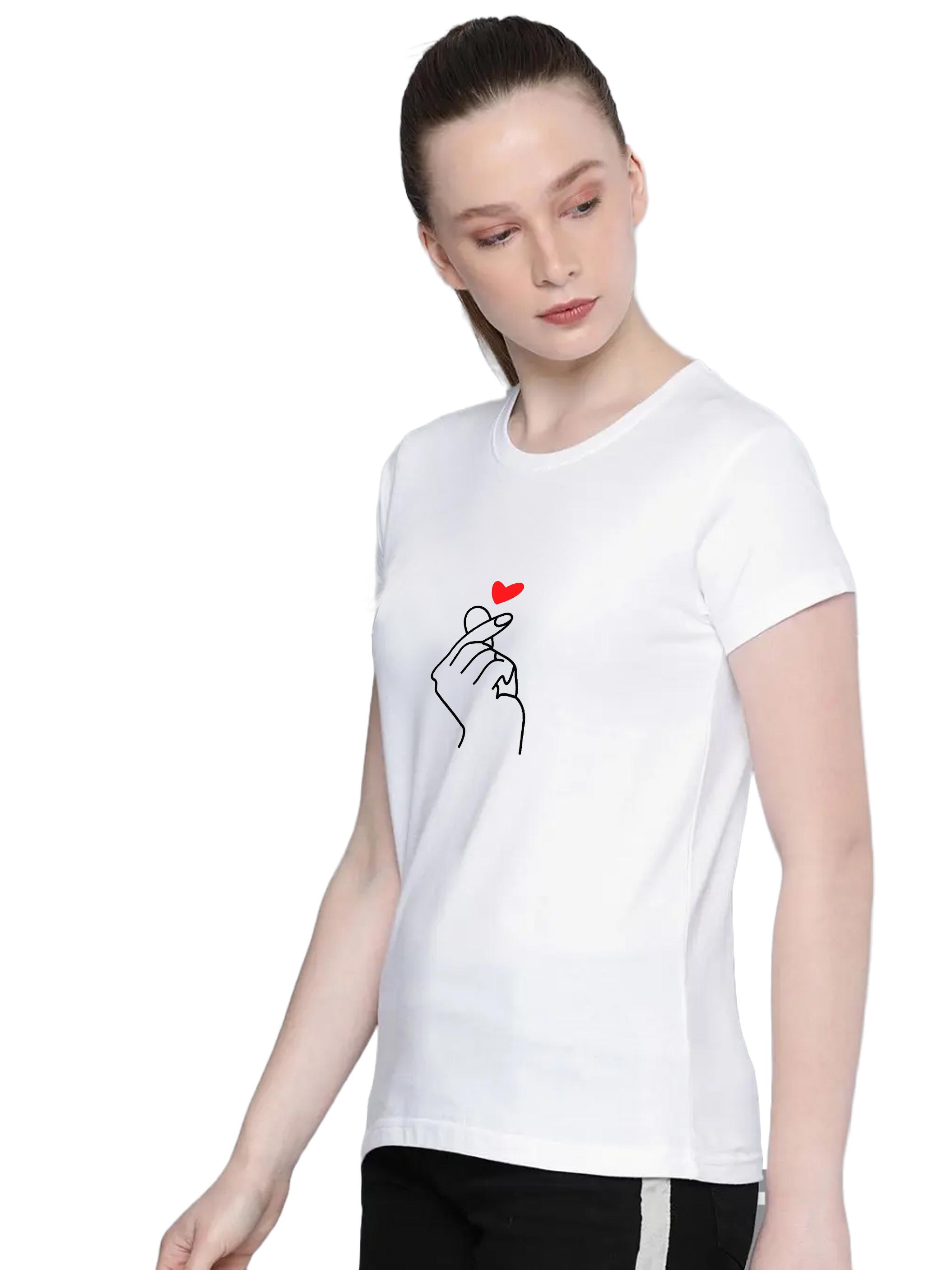 stylish sensational women short sleeve causal t-shirt (white) - 19120380 - Standard Image - 2