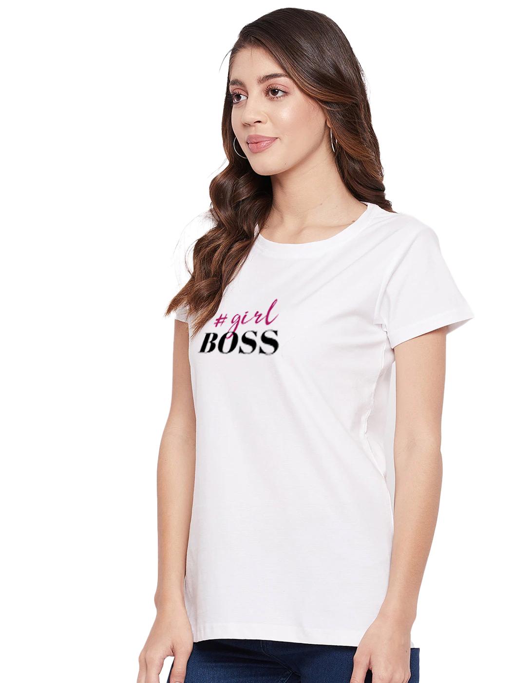 stylish retro women short sleeve causal t-shirts (white) - 19120660 - Standard Image - 2