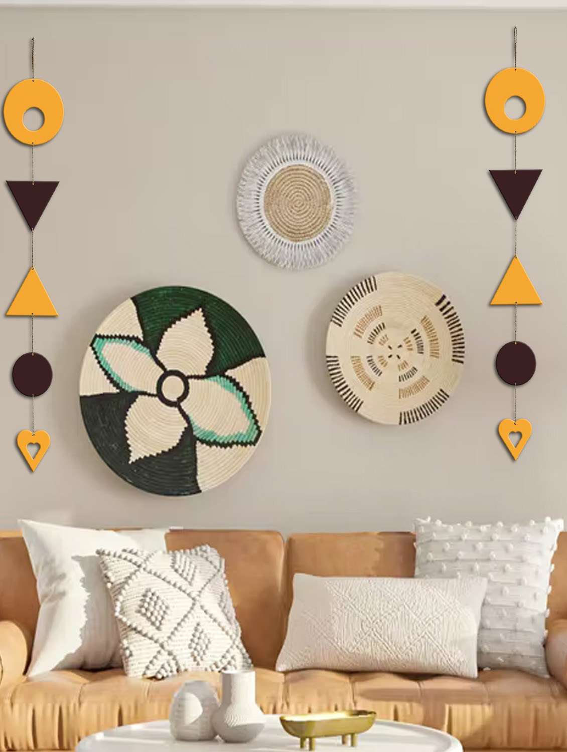 geometrical shapes wall and door hanging decorative item for home (wh_5210nn)