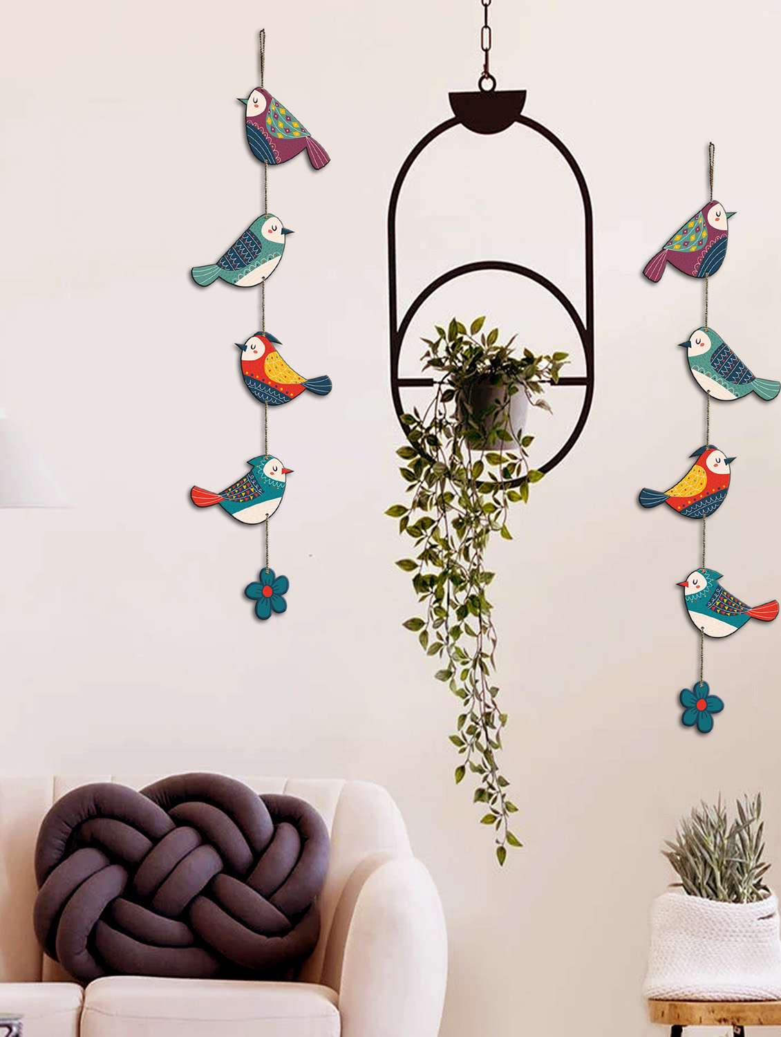 colorful birds wall and door hanging decorative 