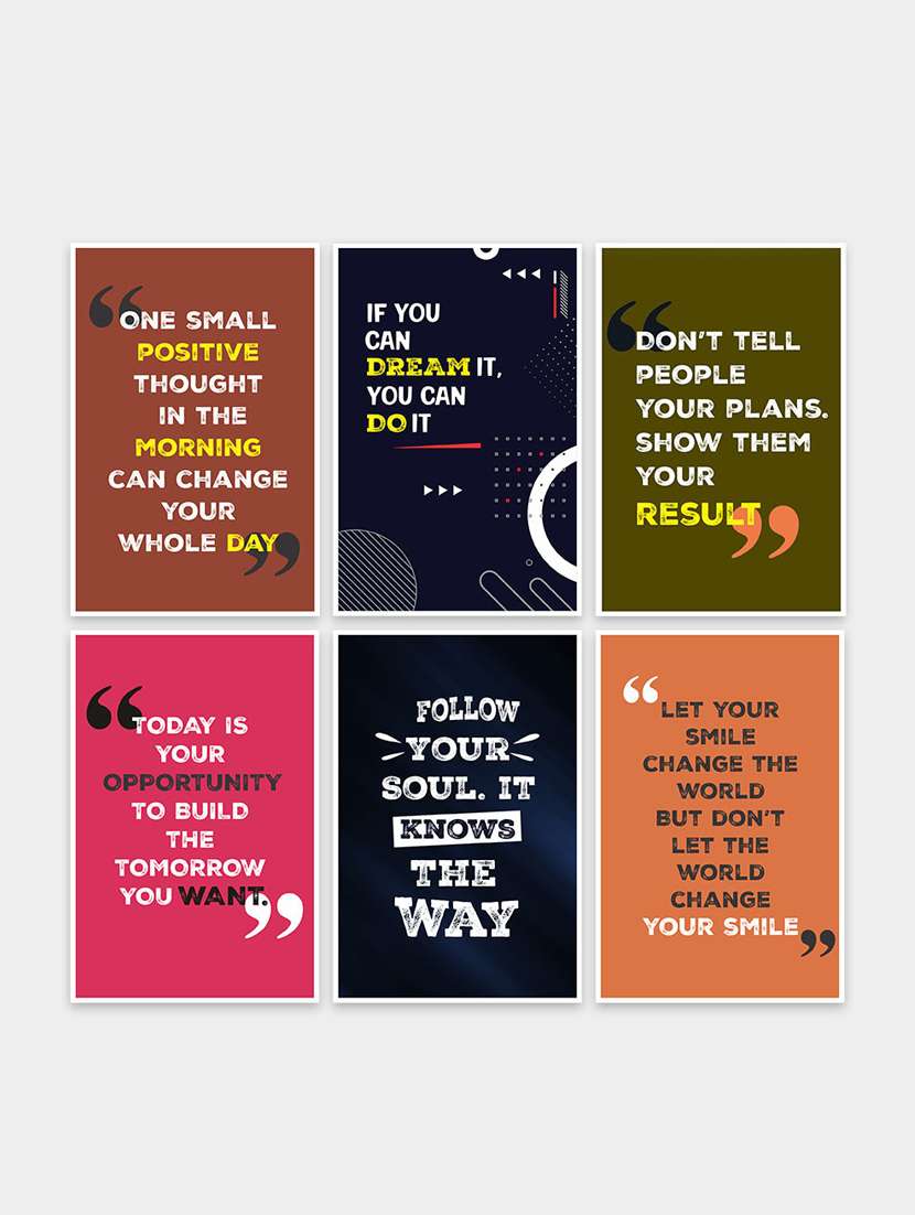 inspirational quote wall posters for home decor | office decoration (pf_7036n)