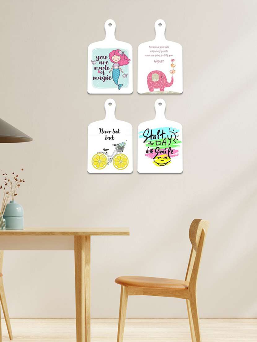 designer wooden wall hanging chopping board & door sign for home (wh_5601n)