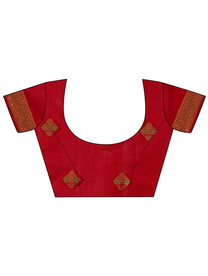 self design kanjivaram saree - 19121643 - Standard Image - 2