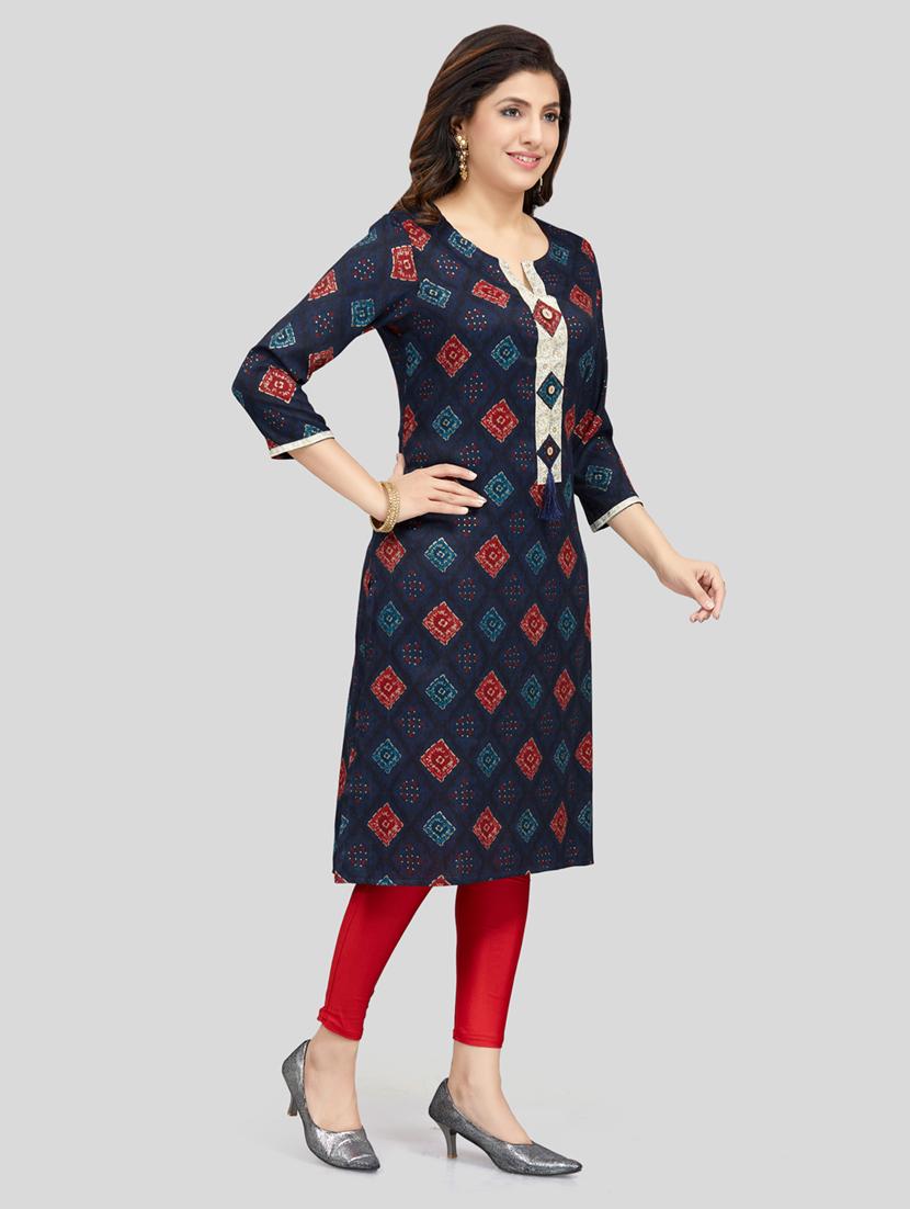 women's straight kurta - 19122753 - Standard Image - 2