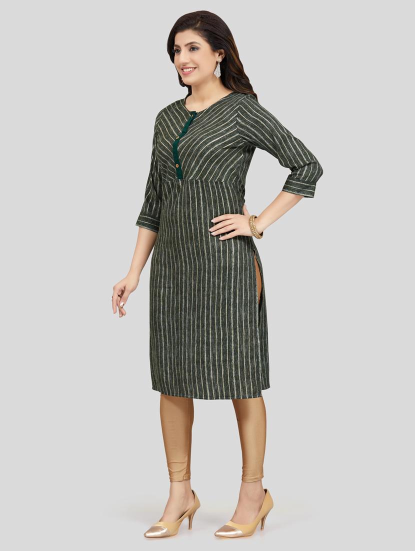 women's side slit kurta - 19122761 - Standard Image - 2