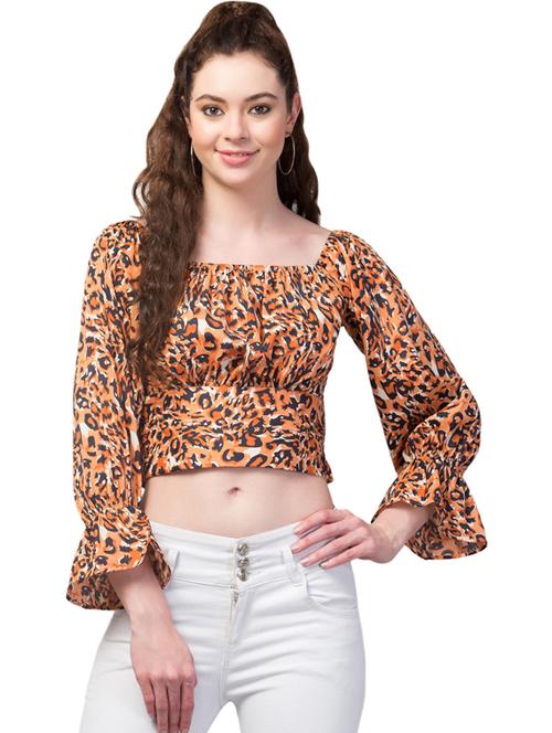 women's crop square neck top - 19124248 -  Standard Image - 0