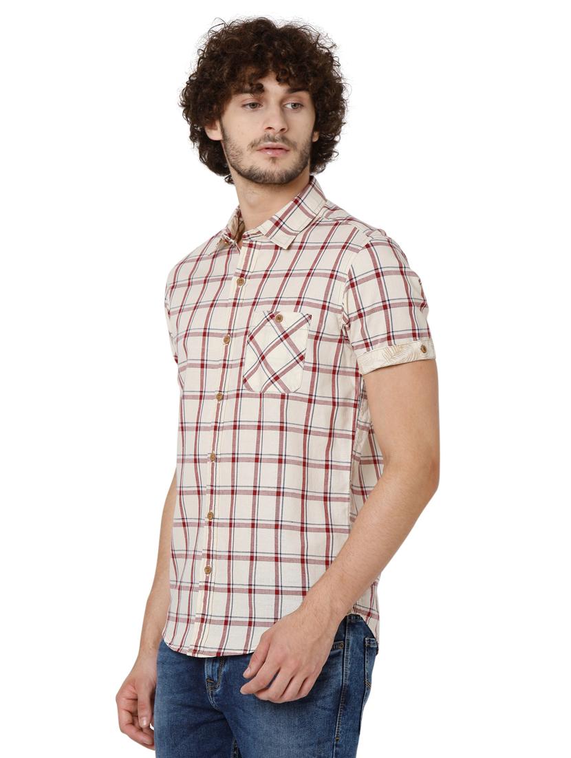 multi colored checkered casual shirt - 19124351 - Standard Image - 2